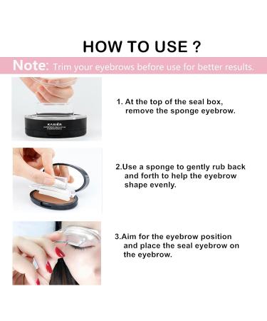 Waterproof Eyebrow Stamp Powder Seal - 301 Light Brown - Buy Online on SooperMarket.com