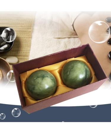 Shop Jade Massage Balls - 2pcs Hand Massager for Stress Relief & Health | Baoding Exercise Roller - Buy Online on SooperMarket.com