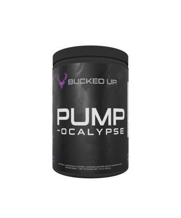 BUCKED UP PUMP-OCALYPSE Pre Workout - Intense Pumps Power & Endurance Grape Gainz 30 Servings