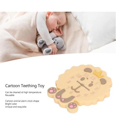 Sensory Teether Toy - Cute & Reusable Teething Alarm Clock for Travel (Type 3) - Buy Online on SooperMarket.com