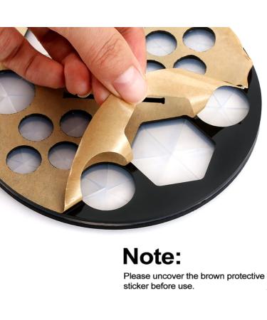 14-Hole Makeup Brush Holder Tree - Collapsible Acrylic Organizer for Air Drying - Black Cosmetics Stand - Buy Online on SooperMarket.com