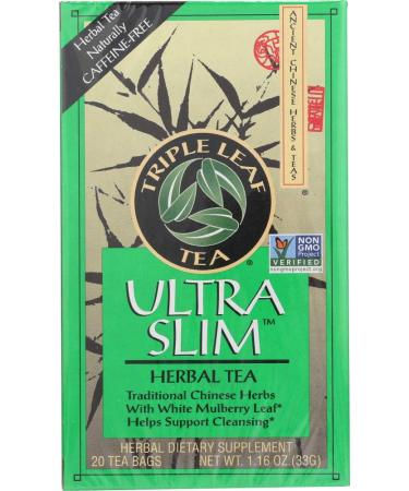 Triple Leaf Tea 29242-3pack Triple Leaf Tea Ultra Slim Tea - 3x20 bag