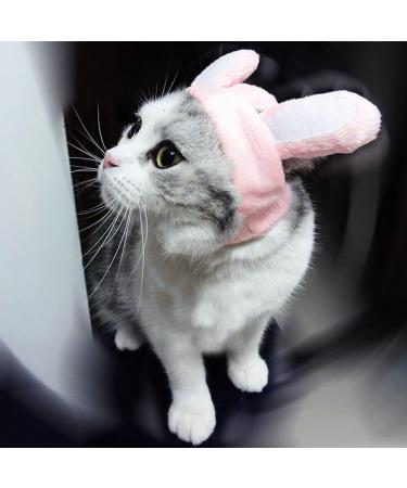 Bro'Bear Bunny Rabbit Hat with Ears for Cats & Small Dogs Party Costume Accessory Headwear (Pink Bunny  Small) - Buy Online on SooperMarket.com