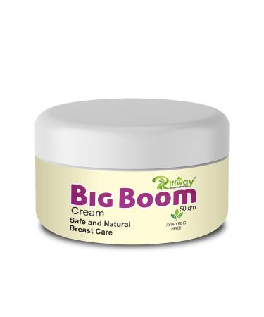 Riffway Big Boom Natural Herbal Breast Cream For Uplifts Women Bust Growth uneven Body Shape (50GM-Cream)