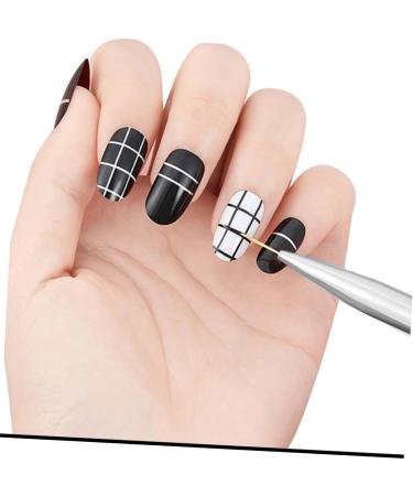 FOYTOKI 1 Set Nail Art Drawing Pen Manicure Pens Nails Brush Pen Nail Salon Supplies Nail Art Supplies Nail Art Liner Pens Salon Nail Art Tools Nail Line Pens Manicure Liner Nail Art Brush - Buy Online on SooperMarket.com
