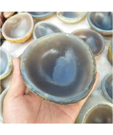 Natural Sphere 1pc Large Natural Hand Carved Agate Crystal Quartz Bowls 90mm-100mm for Home Decoration for Decoration Gift Decoration feng Shui. - Buy Online on SooperMarket.com