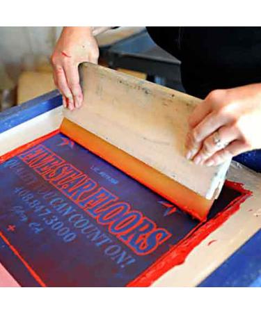 75 Durometer 9.4 Wooden Screen Printing Squeegee - Ink Scraper for Screen Print - Buy Online on SooperMarket.com