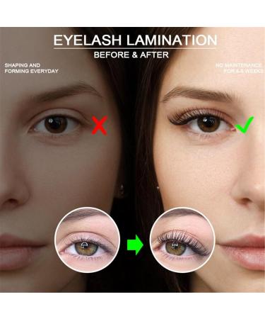 Lash Lift Kit & Brow Lamination Kit 2 in 1 Lash & Eyebrow Perm Kit with Brow Brush Semi-Permanent DIY Perm Kit for Lashes Brows for Home DIY Salon Result Lasts 6-8 Weeks #4 - Buy Online on SooperMarket.com