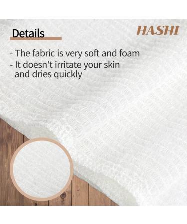 Korean Body Exfoliating Cloth for Sensitive Skin - Eco-Friendly Wash Scrubber for Clean Shower Towels - Loofah Scrub for Back - 11.4 x 38.2 Inches - Buy Online on SooperMarket.com