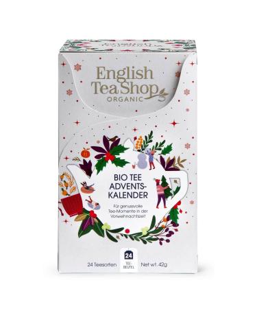 ETS TEE Advent Calendar - 24 Organic Teas | Fruit Herbal Green & Black Tea | Perfect Christmas Gift - Buy Online on SooperMarket.com