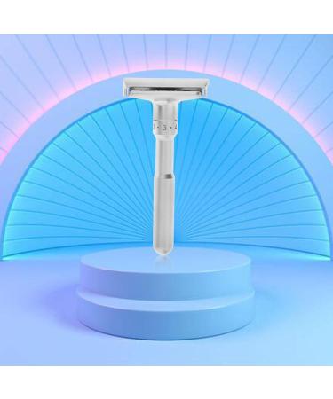 Adjustable Safety Razor Zinc Alloy Classic - Perfect Shave with 5 Blades for Men & Women | International Shipping Available - Buy Online on SooperMarket.com