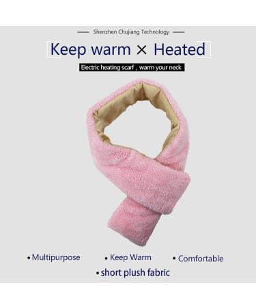 Cypeason 2 PCs Heating Scarf & Neck Pillows - Washable Portable Soft & Comfortable Heated Neck Warmer - Perfect for Relief - Pink - Buy Online on SooperMarket.com