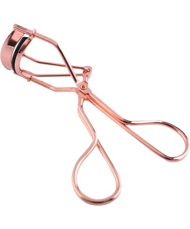Prakti 1pc Rose Gold Makeup Eyelash Curler Curling Stainless Steel Grip Eyelash Clip Eyelash Cosmetic Makeup Tools Accessories - Buy Online on SooperMarket.com