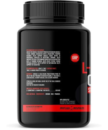 ProteinCo | Pure L-Carnitine Tartrate | 650mg | Stimulant Free Weight Loss | Enhance Energy | Antioxidant | 120 capsules - Buy Online on SooperMarket.com