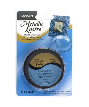 Deco Art Metallic Lustre Wax Finish  1 oz  Cosmic Blue 1 Ounce Cosmic Blue