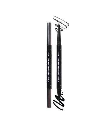 Moira Double Ended Gel & Liquid Liner (001  Black)