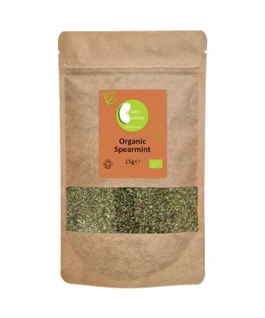 Organic Spearmint Tea (Mint) - Certified Organic - by Busy Beans Organic (15g)