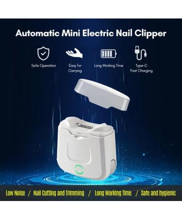 Electric Nail Clipper Manicure Device for Adults Nail Polisher Baby and Child Anti-Pinch Automatic Nail Clipper Easy to Use Fine Workmanship - Buy Online on SooperMarket.com