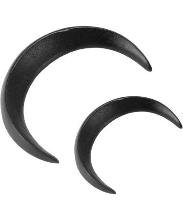 Moon Hair Stick Accessories Carved Fashion Wooden Lightweight Safe Moon Hair Fork for Long Hair (Black) - Buy Online on SooperMarket.com