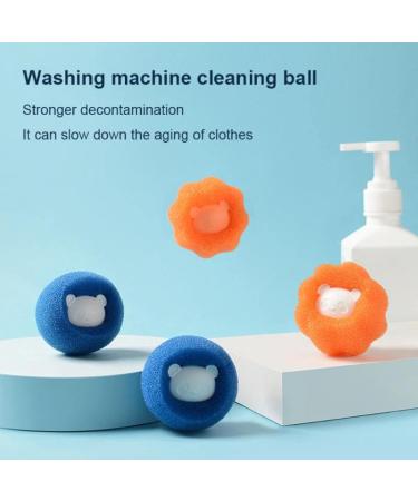 6-Pack Laundry Ball decontamination Hair Clip Hair Remover Clothes Filter Ball Reusable Cleaning Ball Cleaning Hair Adhesive 6blue - Buy Online on SooperMarket.com