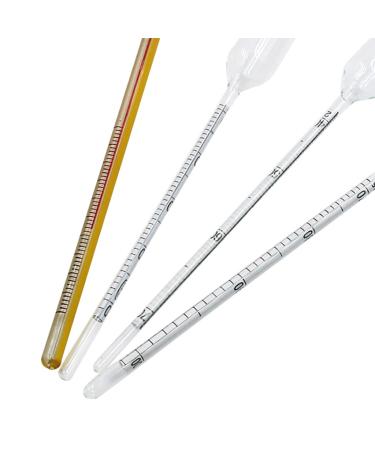 Box of 3Pcs Spirit Alcohol Meter Hydrometer 0-40% 0-70% 0-100% - Buy Online on SooperMarket.com