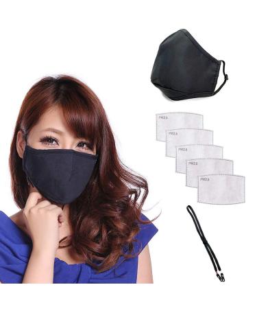RANDALL- Mask Kit Reusable Cotton Mask With Filter and Mask Holder. Multi-layer Soft Cotton Fabric With PM2.5 Filters And Comfortable Long Wear for Any Activity.