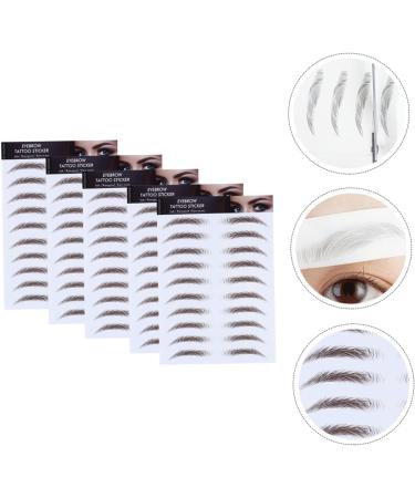 MAGICLULU 15 Pcs Eyebrow Stickers Fake Eyebrows 6 Proof Water Transfer Paper with Ink Tool - Buy Online on SooperMarket.com