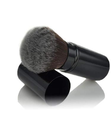 Retractable Foundation Blending Brush | Portable Blush Highlighter Brush for Women - Black Makeup Tool - Buy Online on SooperMarket.com