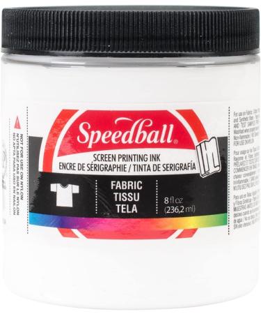 Speedball Fabric Screen Printing Ink  8-Ounce  White