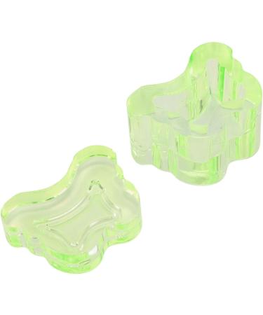 Nail Art Dish Transparency Fashionable Nail Wash Cup Multifunctional with Lid for Beauty Salon (Translucent Green) - Buy Online on SooperMarket.com