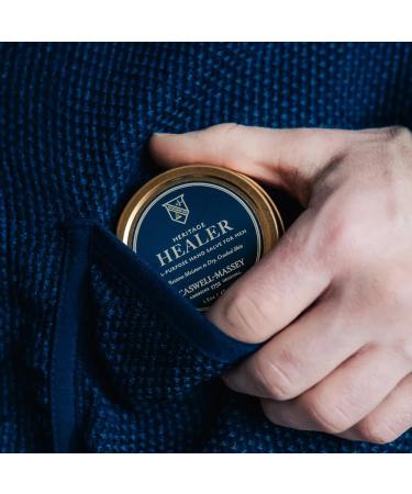 Caswell-Massey Healer All-Purpose Salve | Soothing Hand Cream with Beeswax & Essential Oils for Hands Cuticles & Lips - 1.5 Oz - Buy Online on SooperMarket.com