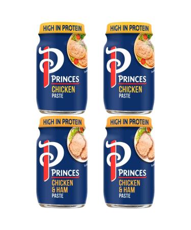 Sandwich Spread Bundle With Princes Chicken & Ham Paste 75g x2 and Chicken Paste 75g x2 (4 Pack)