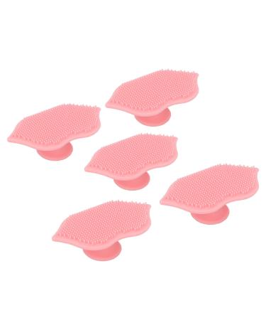 Silicone Exfoliating Lip Brush Silicone Lip Brus Soft Lip Brush Silicone Lip Scrub Brush Lip Scrubber for Men Women Smoother Fuller Lip Appearance 5 PCS