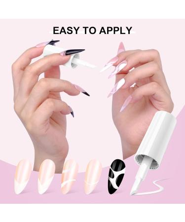Saviland French White Gel Nail Polish: 10ml Upgrade U V/LED Soak Off Gel Nail Polish Manicure for Professional Salon Home Use Long Lasting Easy to Apply and Safe AA -French Gel Polish White-10ML - Buy Online on SooperMarket.com