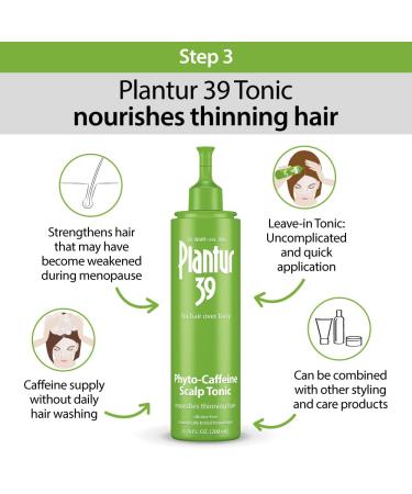 Plantur 39 Phyto Caffeine Women's 3 Step System for Fine Thinning Hair Growth - Shampoo, Conditioner, Tonic - Buy Online on SooperMarket.com
