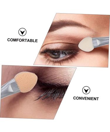 Mikinona 24pcs Latex Eye Shadow Stick Women Eye Shadow Brush Eyeshadow Double Sided Small Makeup Brush Eye Makeup Makeup Supplies Eyeshadow Blending Brush - Buy Online on SooperMarket.com