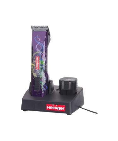 Heiniger Saphir Style Purple Cordless C/W 10 Blade Purple UK Plug