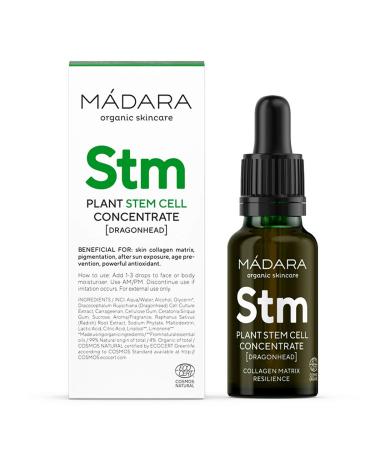 M DARA Organic Skincare | Custom Actives Plant Stem Cell Concentrate Dragonhead -17 5 ml Stem cells from the Northern Dragonhead flower Antioxidant and stimulating/repairing activity Vegan