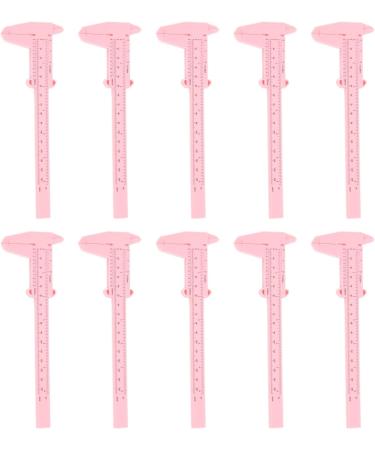 Eyebrow Mapping Ruler Microblading Ruler 10PCS 150mm Smooth Surface for Beauty Salon for Beginners (Pink) - Buy Online on SooperMarket.com