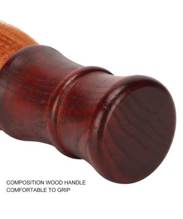 Men's Beard Brush & Foam - Nylon Brush with Wooden Handle for Beard Care & Hair Cleaning - Buy Online on SooperMarket.com