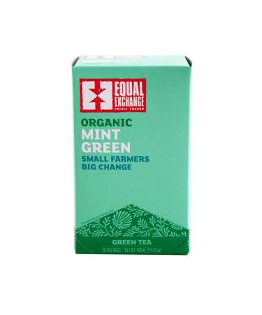 Equal Exchange Organic Mint Green Green Tea 20 Tea Bags 1.41 oz (40 g)