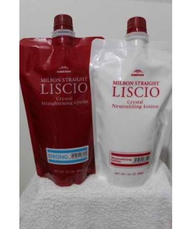 LISCIO Crystal Cream Straighteners & Neutralizer - Strong