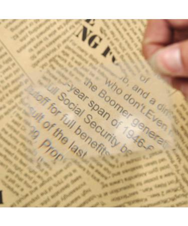 10 PCS Credit Card Sized Magnifying Lenses3 X Magnifier Magnification Magnifying Fresnel Lens Superior Quality and Creative - Buy Online on SooperMarket.com