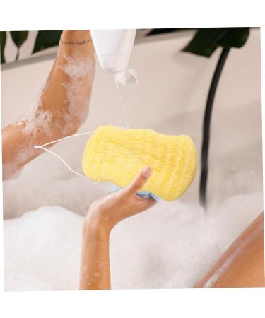 FOYTOKI Bath Sponge Bathing Tool Household Body Scrubber Bath Accessory Wear-Resistant Bath Scrubber Body Cleaning Sponge Portable Bath Scrubber Back Bathing Sponge Brush Bath Supply - Buy Online on SooperMarket.com