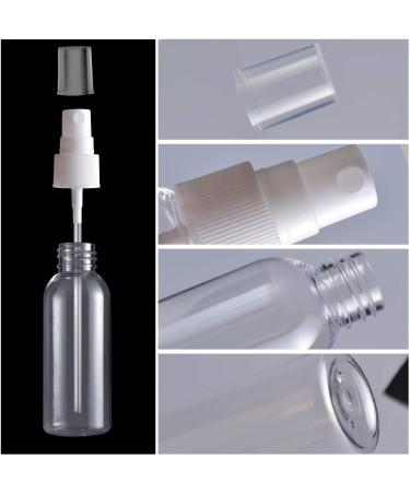 3-Piece Small Spray Bottle Set (30ml 60ml 80ml) - Transparent Portable Atomizers for Travel - Perfect for Water Alcohol and Perfume - Buy Online on SooperMarket.com