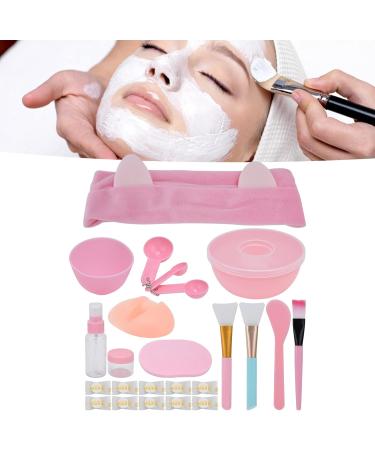 Household Face Mask Tool Set DIY Mask Mixing Bowl Bubble Spray Bottle Soft Facial Brush - Buy Online on SooperMarket.com