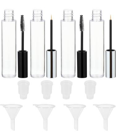 KALLORY 6 Sets Mascara Tube Clear Eyelash Mascara Eyelash Wand Tube Mascara Wand Sample Self Made Travel 10.5X1.5CMx3pcs Assorted Colorx3pcs - Buy Online on SooperMarket.com