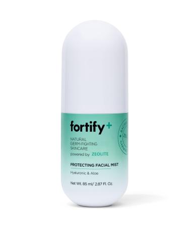 Fortify+ Hydrating Facial Mist Spray with Hyaluronic Acid & Aloe - Protecting & Anti-Aging - Vegan, Fragrance-Free, Alcohol-Free, Cruelty-Free for All Skin Types - Made in Korea - 85ML/2.87Fl.Oz. 2.87 Fl Oz (Pack of 1)