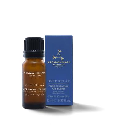 Aromatherapy Associates Deep Relax Pure Essential Oil Blend. Premium Undiluted Blend. Hand-Crafted with Vetivert Chamomile and Sandalwood (0.33 fl oz)