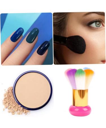Nail Art Dust Brush Colorful Nail Powder Remover Cleaner Makeup Foundation Brush for Nail Acrylic Uv Gel nail art dust brush - Buy Online on SooperMarket.com